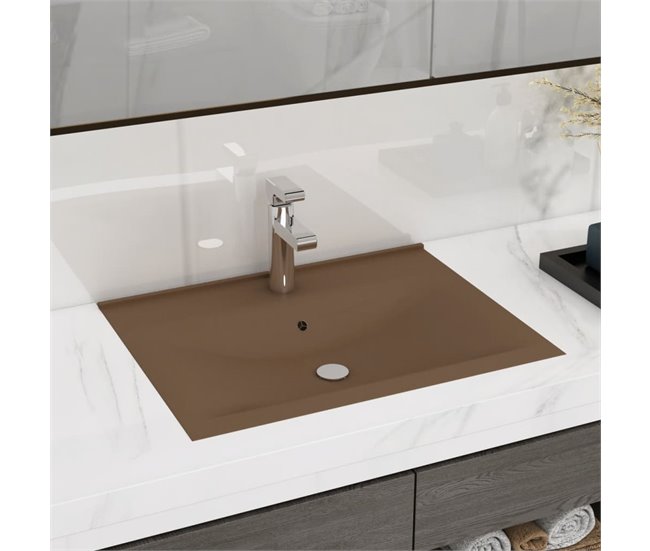 Lavatório - Lavabo - Pia de banheiro Creme