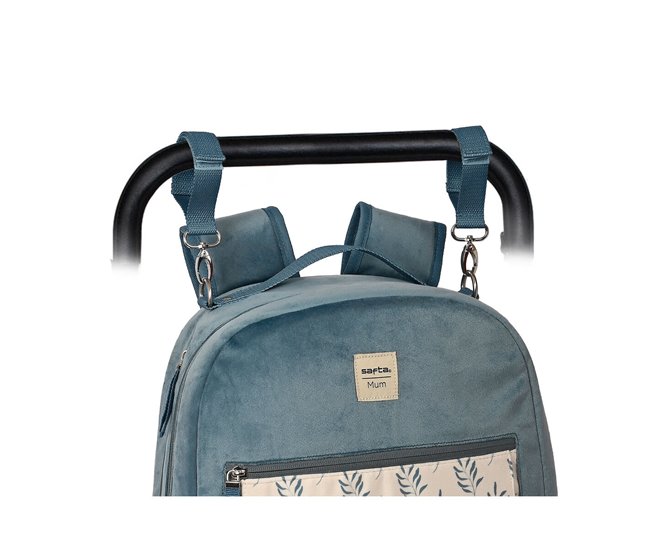 Mochila Acessórios Bebé Leaves Turquesa