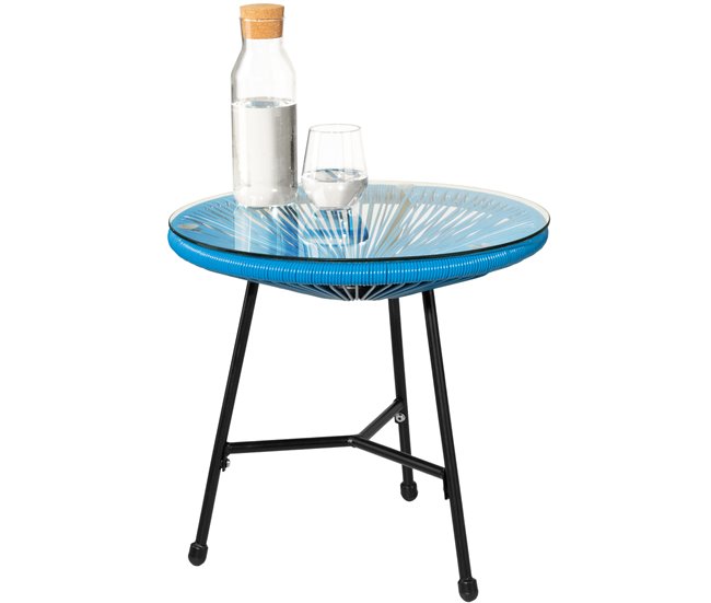 2 cadeiras de jardim Santana com mesa Azul