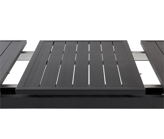 Beliani Mesa extensível VALCANETTO Preto