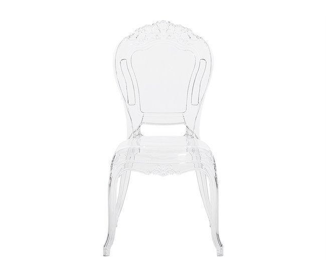 Beliani Cadeiras para eventos VERMONT Azul Claro