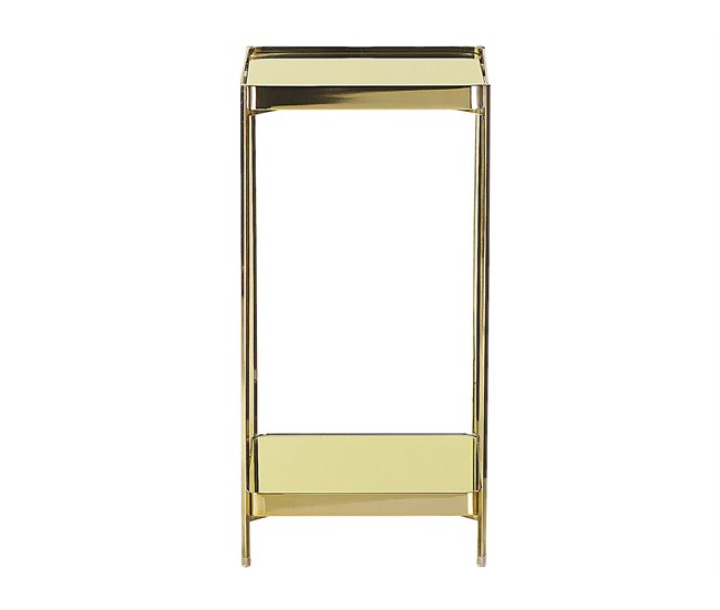 Beliani Mesa auxiliar ALSEA 29x29 Dourado