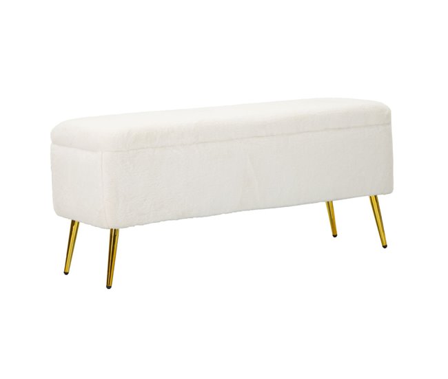 Banco com Arrumação MF304 112x42 Branco