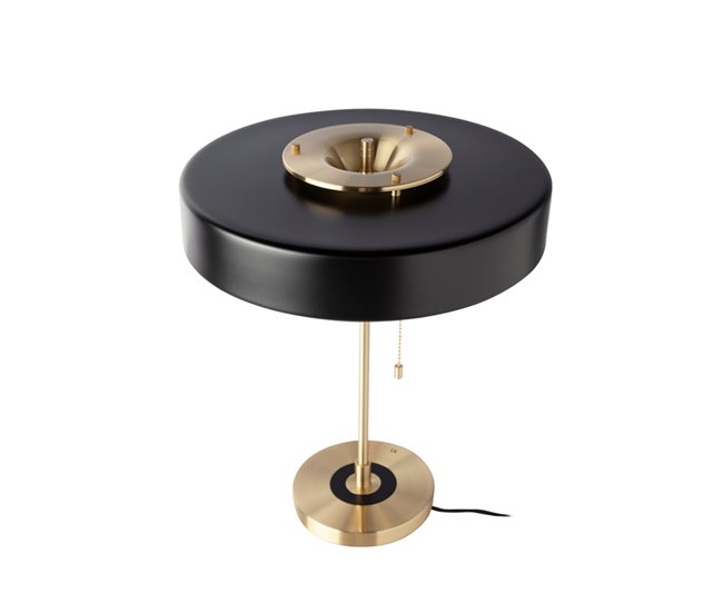 ANGEL CERDA Candeeiro de mesa em alumínio dourado e alumínio preto Dourado