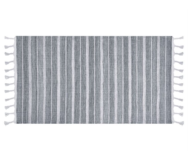 Beliani Entrelaçado BADEMLII 80x150 Azul