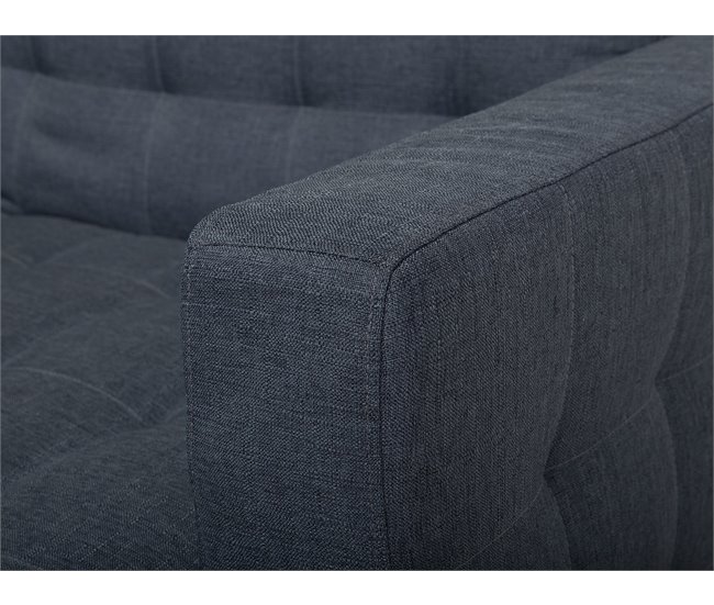 Beliani Chaise longue Poliéster ABERDEEN Castanho