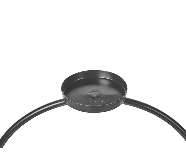 Beliani Candelabro CAKUNG Preto
