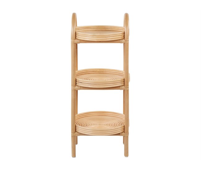 Beliani Mesa auxiliar TROOLIE Natural