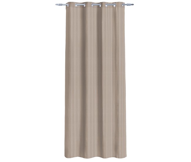 Cortina de rede de poliéster BASE 135x260cm Topo