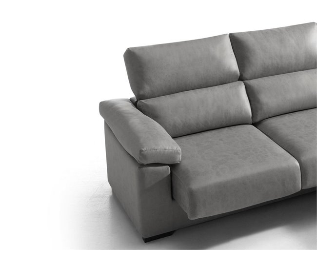 Chaise longue BEA Cinza Claro