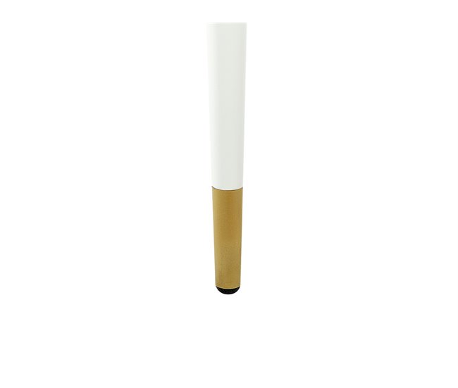 Beliani Mesa de jantar GUTIERE 70x120 Branco/ Bege