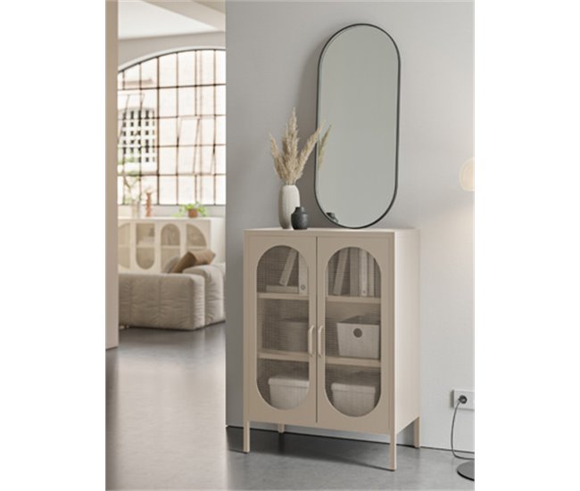Aparador DIORA 100x70x40cm 2 portas Creme