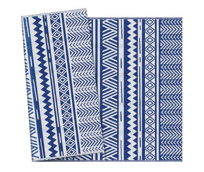 Tapete de Exterior Polipropileno Outsunny Azul