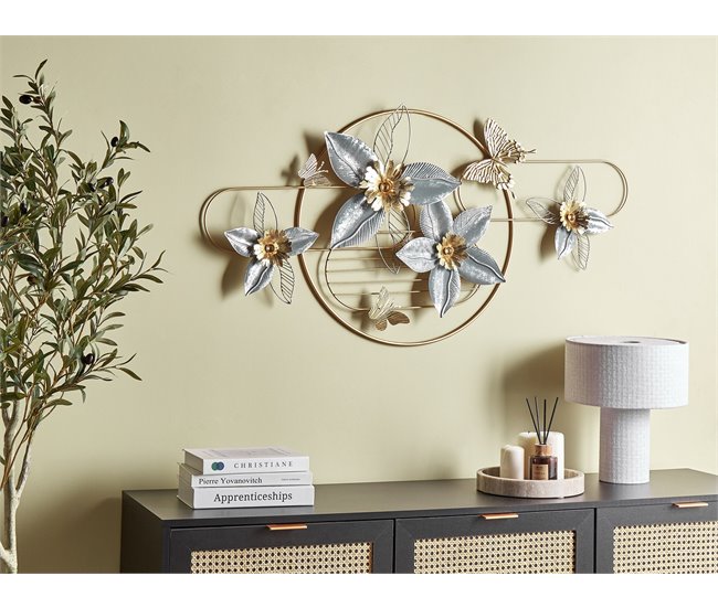 Beliani Decoração de parede TANTALUM Dourado