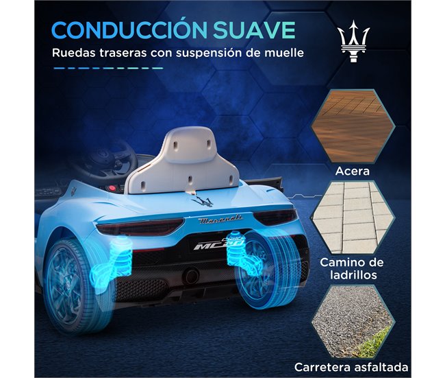 Carro Elétrico para Crianças Plástico e Metal AIYAPLAY Azul