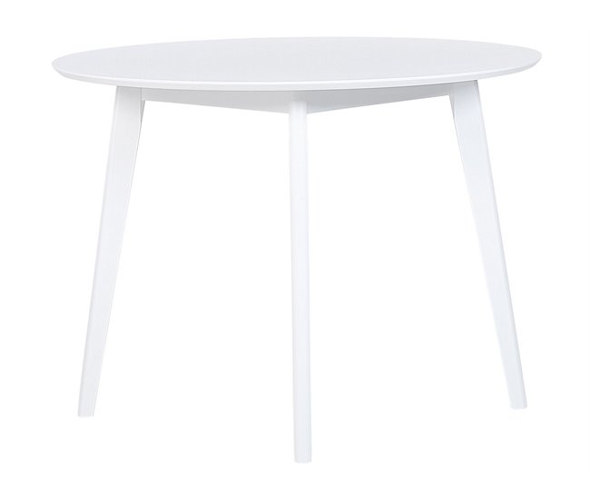 Beliani Conjunto de refeição ROXBY Branco