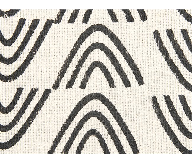 Beliani Almofada decorativa MAYS Branco/ Bege