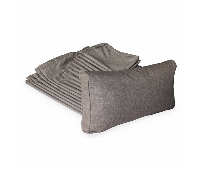 Conjunto de capas de almofadas para mobiliário de jardim Venezia Cinza