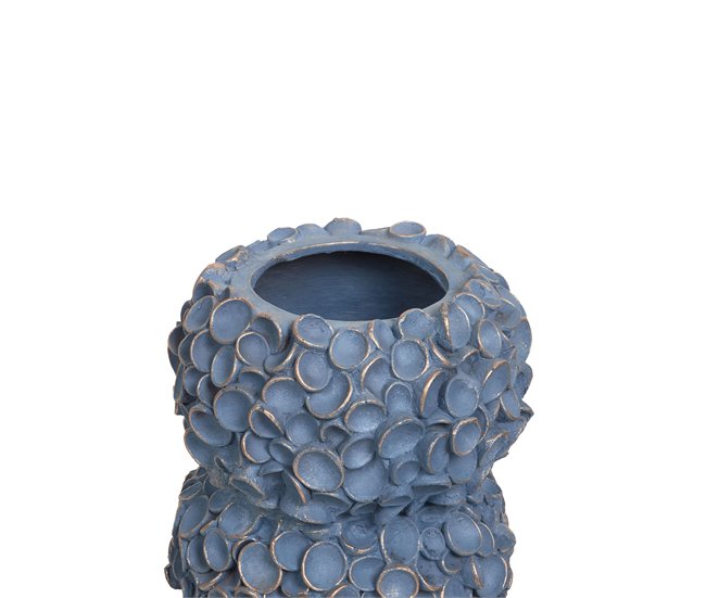 Beliani Jarro de flores MUZAKI Azul