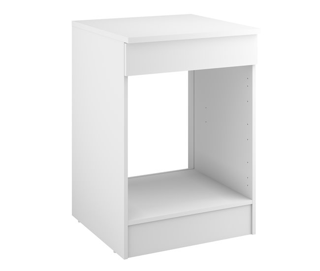 Módulo baixo UNO de 60cm para forno branco mate Branco