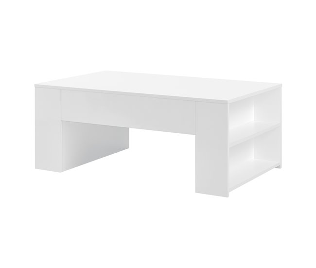 Mesinha Vellinge com compartimento aglomerado Branco