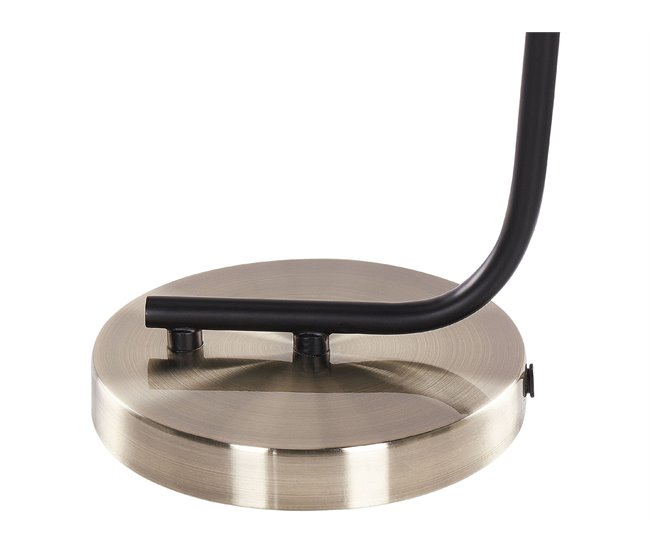 Beliani Lámpara de mesa CAUDELO Preto