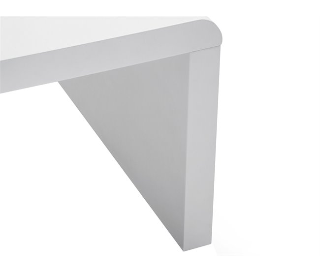 Beliani Mesa de centro MINNESOTA 60x120 Branco