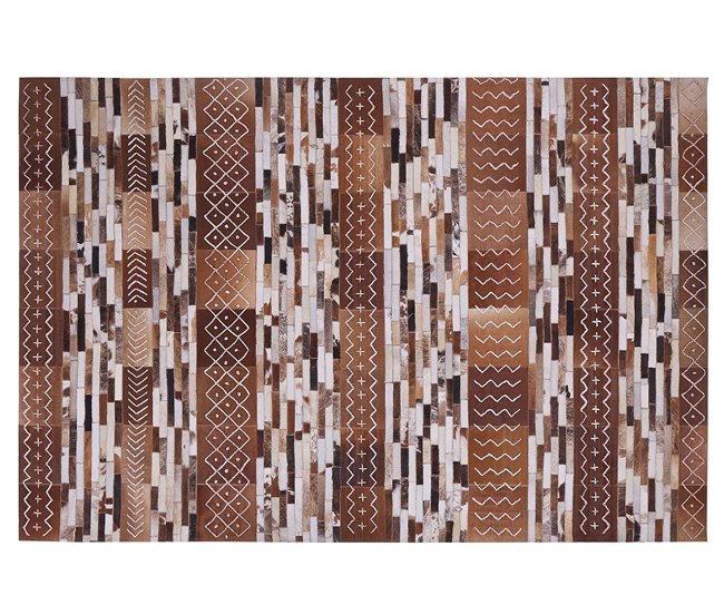 Beliani Pelos curtos HEREKLI 160x230 Castanho Claro