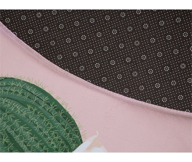 Beliani Pelos curtos ELDIVAN 120x120 Rosa