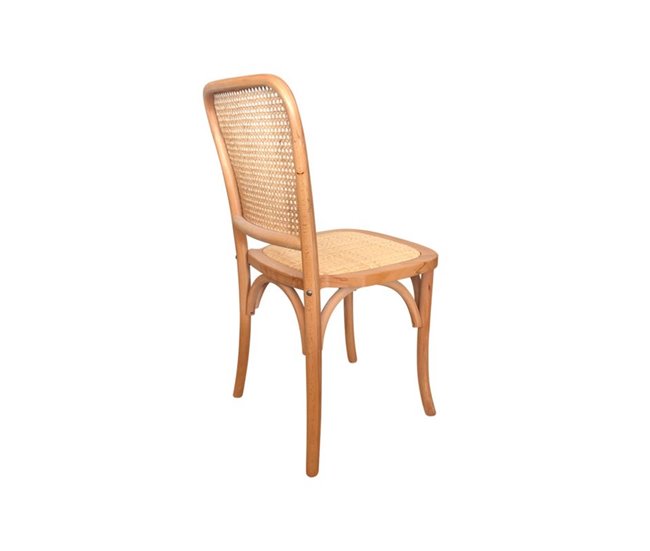  Conjunto de 2 cadeiras de jantar Toscana Castanho