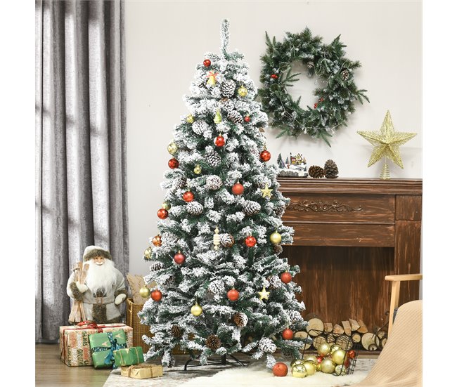 Árvore de Natal HOMCOM 830-751V01GN Verde