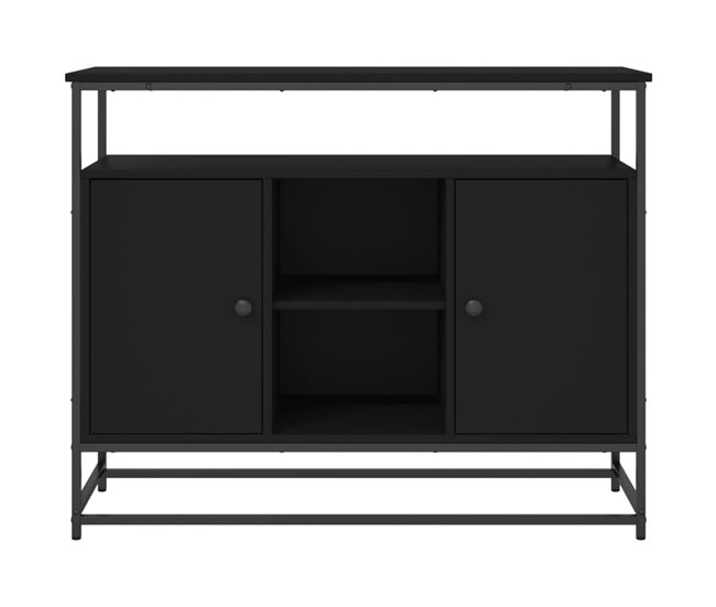 Aparador buffet cómoda armario mueble organizador cocina salón salón Preto