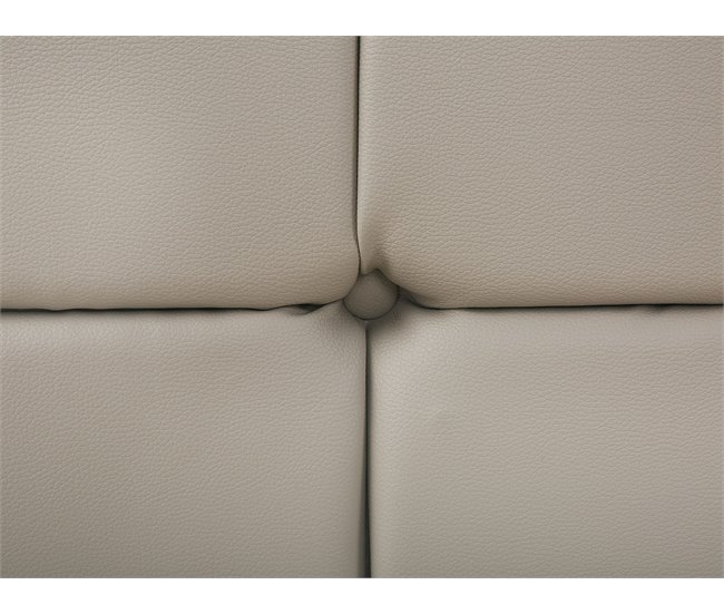 Beliani Cama com estrado Veludo AMBERT 148x212 Cinza