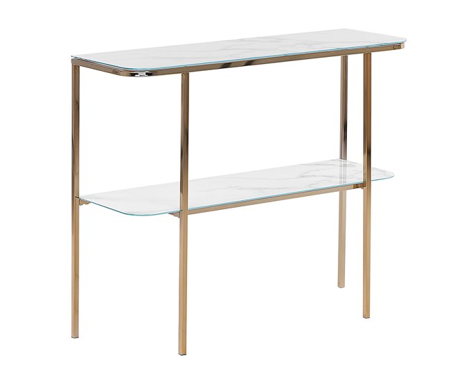 Beliani Consola CALVERT 100 Dourado