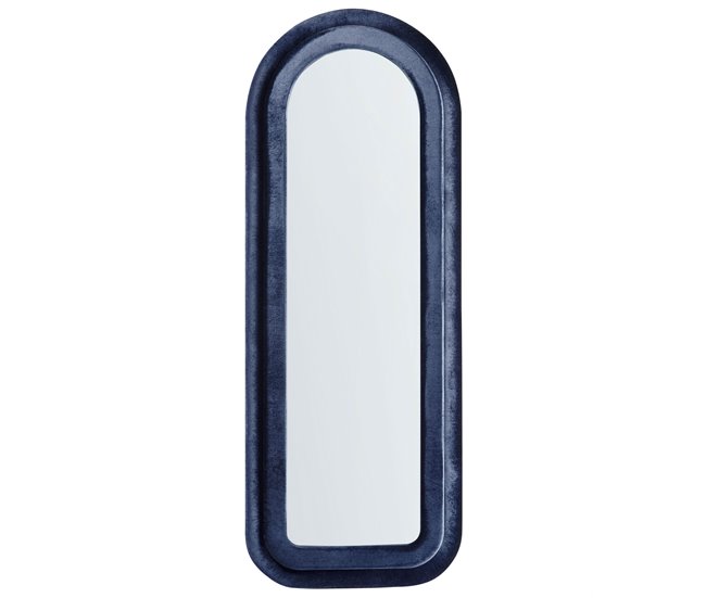 Beliani Espelho CULAN 60x4 Azul