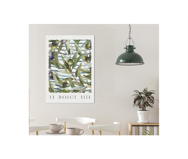 Gravura OLIVAS 70x50cm marca MARCOMUEBLE Verde