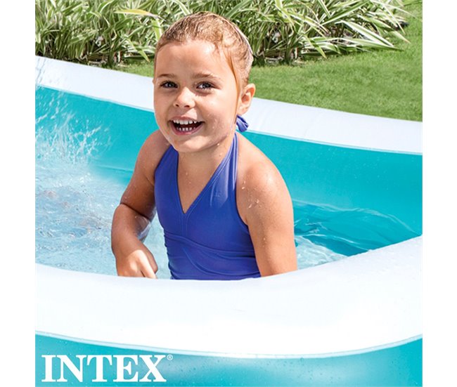Piscina insuflável INTEX retangular 305x183x56 cm - 999 l. Azul