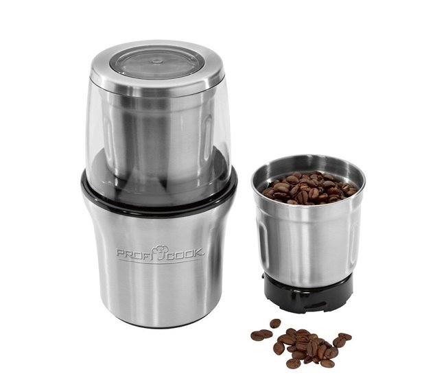 Moinho de Café Proficook KSW 1021 Prata