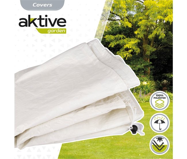 Tampa protetora de mesa Aktive Garden Branco