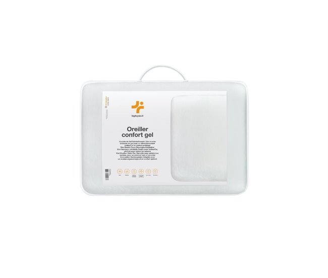 Almofada Retangular Gel Refrescante Dupla Face Branco