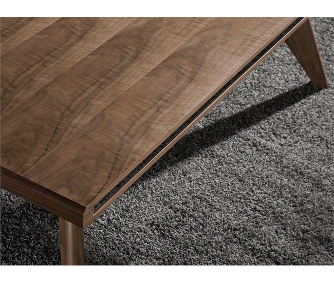 ANGEL CERDA Tabela de jantar retangular nogueira e nogueira 220x110 Nogal