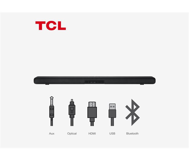 Barra de som de cor preto TCL TS8111 Preto