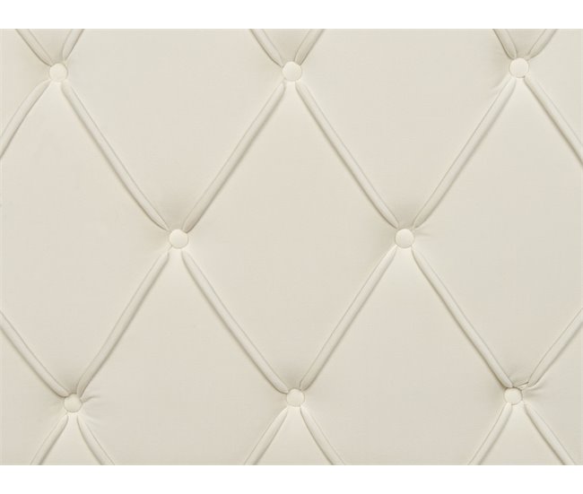 Beliani Cama com armazenamento Veludo LIEVIN 145x217 Creme