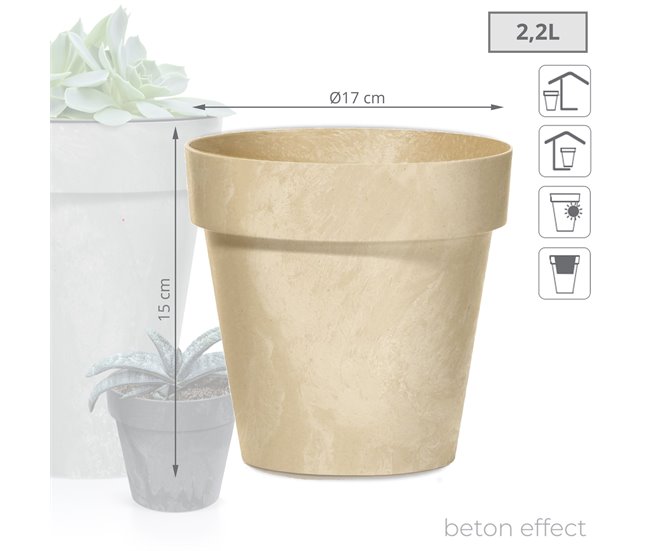 Cube Beton Effect 2.2L Pote Creme