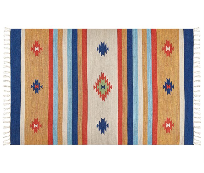 Beliani Kilim TARONIK 140x200 Multicor