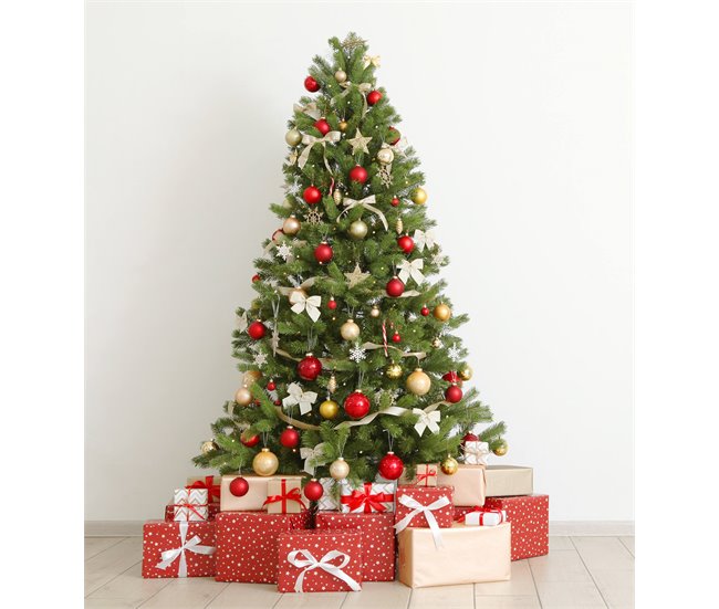 Árvore de Natal de efeitos reais Verde/ Cinza