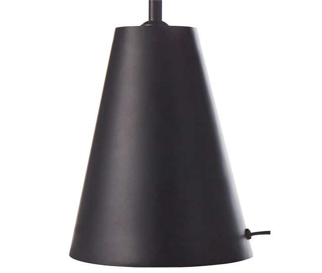 Beliani Candeeiro de mesa PALMIET Preto