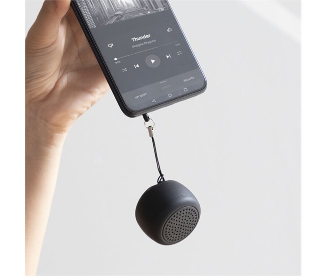 Mini Altifalante Portátil Recarregável sem Fios Altavoz mini Preto