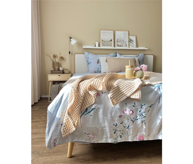 Beliani Cama com estrado MDF SERRIS 168x215 Castanho
