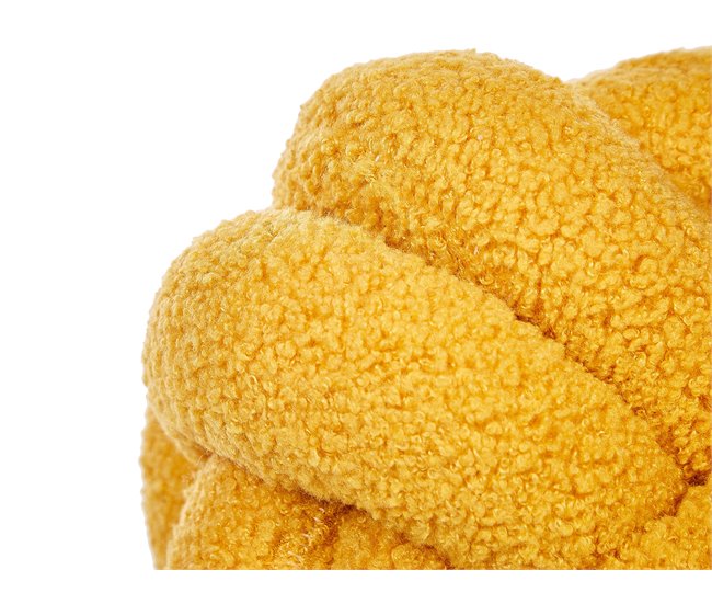 Beliani Almofada decorativa MALNI 19x19 Amarelo